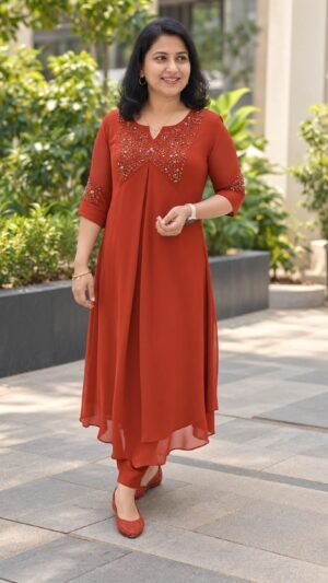 Hand Embroidery Kurtis